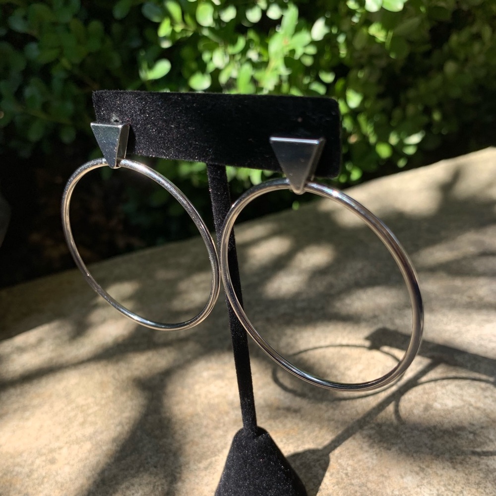 Silver Hoop Earrings